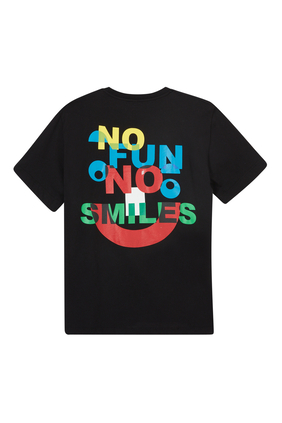 No Fun No Smiles Graphic T-Shirt